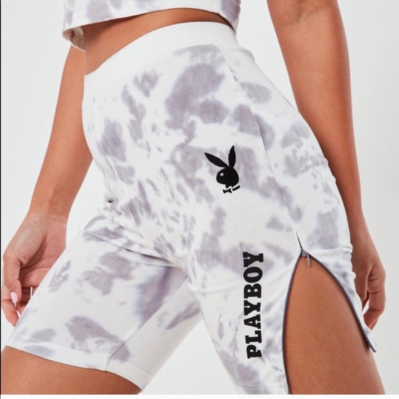 Playboy Tie Dye Cycling Shorts - Picture 1 of 5